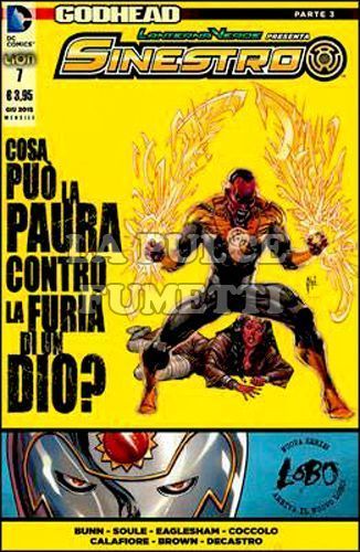 LANTERNA VERDE PRESENTA - SINESTRO # 7 - GODHEAD 3 (DI 8)